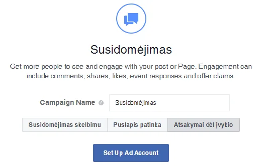„Facebook“ reklama